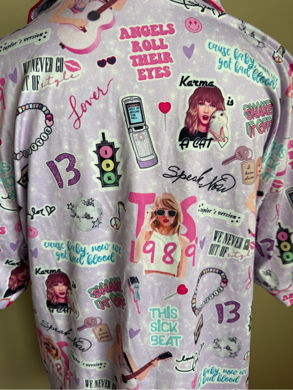 Taylor Swift Graphic pajama top - Picture 5 of 8